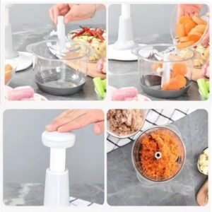 1 Pc Hand Push Manual Food Chopper- 1.5 liter