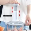 1 Pc Hand Push Manual Food Chopper- 1.5 liter