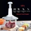 1 Pc Hand Push Manual Food Chopper- 1.5 liter